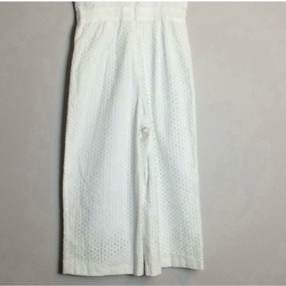 Banana Republic-White Eyelet Jumpsuit - Picture 7 of 7